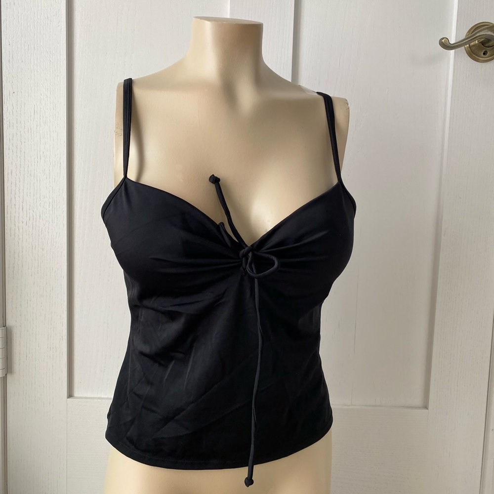 Victorias Secret black tankini top 36B
